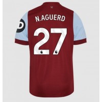 Camisa de time de futebol West Ham United Nayef Aguerd #27 Replicas 1º Equipamento 2023-24 Manga Curta